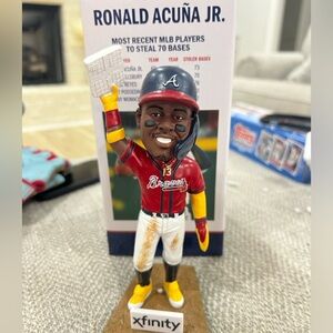 Ronald Acuna Jr bobble head 2024 stolen bases